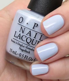 Honestly, this light, pale lilac is really me. Best Opi Colors, Light Purple Nail Polish, Opi Colors, Lilac Nails, Opi Nail Lacquer, Opi Nail Polish, Popular Nails