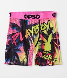 PSD Playboy Beach Club Stretch Boxer Briefs - Yellow/Pink X-Large, Men's Multi Neon printed 7 breathable stretch boxer briefs Wide soft elasticized no itch waistband Contoured micro-mesh sealed pouch Flex fit flatlock seams. 88% Polyester 12% Elastane. Machine wash cold. Only non-chlorine bleach when needed. Tumble dry low. Do not iron.. MEN'S PSD BOXER SHORT SIZE CONVERSION CHART Boxer Size S M L XL XXL Waist Size 28-32 32-34 36-38 40-42 44-48 *Conversion sizes may vary. Measurements based on s Sporty Pink Boxer Briefs For Sports, Pink Sports Bottoms With Graphic Print, Sporty Multicolor Boxer Briefs For Streetwear, Pink Sports Boxer Briefs, Summer Streetwear Letter Print Boxer Briefs, Casual Cheap Boxer Briefs With Graphic Print, Pink Sports Shorts With Graphic Print, Multicolor Sports Boxer Briefs, Casual Multicolor Boxer Briefs With Graphic Print