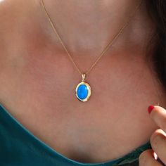 Turquoise Necklace*14k Gold Everyday Necklace For Lovers*For Mom*Birthstone Necklace Fashion Christmas Gift # Features * Gram:4.00 gr(approximate weight) * Size:45cm  * Production Method:Casting * 14 K (0,585 in gold) * Closure :Spring ring * Chain:Forse *Special Gift Box  *Like all precious jewels,it comes in its own gift box. *Can include a little gift note  *The Gold Body Of the Polished By Hand. *Available in White gold or Rose Gold choosing *Products invoiced. You can buy confidently.  **Bi Gold Oval Turquoise Gemstone Necklace, Blue 14k Gold Oval Cabochon Jewelry, Blue Oval Pendant Necklace With Birthstone, Blue Oval Birthstone Necklaces, Blue Birthstone Necklace With Oval Pendant, Blue Oval Birthstone Necklace, Yellow Gold Oval Jewelry For Birthday, Oval Turquoise Gemstone Necklace As Gift, Oval Gemstone Turquoise Necklace Gift