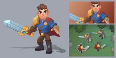 ArtStation - ROVIO | ART DUMP June 2022, Visual Development, 3d Characters, The Battle, 3d Art, Art Direction, Game Art, Art Style, Concept Art