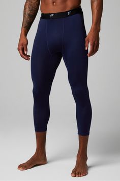 The Baselayer 3/4 Tight FL2 blue male Activewear >> Mens >> Bottom >> Tights >> 3/4 Length Tights regular 4-Way Stretch/Anti-Chafe/Anti-Stink/Sweat Wicking Anti Chafing, Make It Easy, Eco Fashion, Mens Activewear, Base Layer, Bra Tops, Mens Bottom, Make It, Active Wear