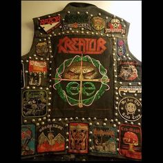 Hansi from USA  #metaljacket #kutte #bandpatch #bandpatches #battlevest  #heavymetal #thrashmetal  #denimjacket #patchedvest #deathmetal  #metalpatches  #metal #wovenpatch #metalmaniacs #metalmaniac #metalvest #metalkutte #metalhead  #metalheads #metalgirl #metalheadgirl #metalchick #patch #patches #battlejacket #bloodlikerain #bloodlikerainpatches #voivod #killingtechnology Metalhead Girl, Metal Chicks, Band Patches, Battle Jacket, Metal Girl, Thrash Metal, Heavy Metal, Instagram Posts