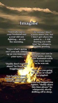 a poem written in front of a fire with the words imagine on it and an image of