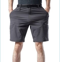 Men Outdoor Cargo Shorts Quick Dry Wear-Resistant Lightweight Relaxed Fit Solid Short Bottoms For Outdoor, Gray Bottoms With Functional Pockets For Outdoor, Gray Shorts For Outdoor Activities, Gray Cotton Shorts For Outdoor Activities, Gray Bottoms With Pockets For Outdoor Activities, Gray Short Bottoms For Outdoor Activities, Gray Short Length Bottoms For Outdoor Activities, Short Bottoms With Cargo Pockets For Outdoor Activities, Short Length Bottoms With Cargo Pockets For Outdoor