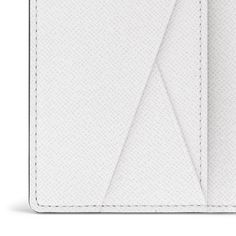 LOUIS VUITTON® - Pocket Organizer - Optical White Classic White Bag With Card Slots, White Bifold Card Holder With Interior Slots, Classic White Wallet For Travel, Modern White Wallets For Travel, Modern White Travel Wallets, Modern White Travel Wallet, Elegant White Rectangular Card Holder, White Travel Bag With Card Slots, Classic White Wallet With Removable Pouch