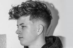 34 of the Best Curly Hairstyles for Men (Haircut Ideas) Mens Hair 2023, Medium Skin Fade, High Top Fade Haircut, Men Hair Cut, Guys Hairstyles, Guy Haircuts, Low Taper Fade Haircut, Short Fade Haircut