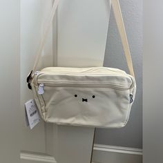 Nwt Miffy Crossbody In Beige, Approx 11 X 7 X 3”. By Siffler From Japan! Cute Cream Travel Bag, Beige Color, Crossbody Bags, Bag Lady, Japan, Cream, Women Shopping, Color