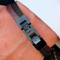 * 100% genuine leather
 * Stainless steel clasp
 * Adds style and flair
 * Damage resistant Double Lock, King Cobra, Dark Light, Paracord, Dark Black, Wrap Bracelet, Light In The Dark, Tory Burch, Leather Bracelet