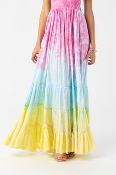 In the event of a big event, the Naia Maxi Dress is the ultimate companion. The balance of its gorgeous caged back with delicate bands, this floor-length flowing dress is made to move. Show off your best self with one of a kind, hand-dyed elegance and premium comfort. Details: 100% Rayon Hand wash cold & Lay flat to dry Features: Smocked bodice, Caged back, self-tie halter straps for customizable fit, Lined skirt Breezy Tiered Skirt Maxi Dress, Tiered Flowy Skirt Maxi Dress, Flowing Dresses, Pink Maxi Dress, Floor Length, Smocking, Bodice, Maxi Dress, Pink