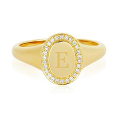 Pinky Signet Ring, Diamond Signet Ring, Diamond Frame, Gold Signet Ring, Stacked Jewelry, Engagement Ring Wedding Band, Dream Jewelry, Custom Engagement Ring, Jewelry Case