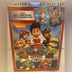 the dvd cover for paw patrol