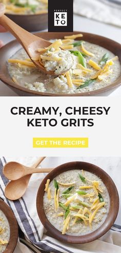 creamy, cheesy keto grits get the recipe