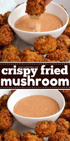 Here's the best deep-fried mushroom you shouldn't miss! Add this to your game day menu ideas! These easy-fried mushrooms are coated with a somewhat spicy seasoned panko bread crumb mixture and fried to crispy golden perfection. A must-try! Fried Mushroom Batter Recipe, Best Fried Mushrooms Recipe, How To Make Fried Mushrooms, Mushroom Fry Recipe, Breaded Mushrooms Fried, Crumbed Mushrooms Recipe, Fried Mushrooms Batter, Crumbed Mushrooms, Crispy Mushrooms Recipe