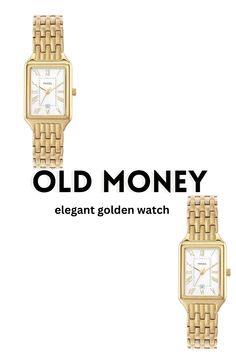 Discover the perfect wrist watch to enhance your style! ⌚✨ Click the link to explore our curated collection of stunning timepieces that combine elegance and functionality. Whether you prefer classic designs or modern smartwatches, we have something for everyone. Don’t wait—find your ideal wrist watch today! 🙃😜 Cartier Gold Watch Women, Gold Watch Outfits Women, Rectangle Gold Watch, Gold Rectangle Watch, Chanel Watches Women, Old Money Watches Women, Watch Women's Classy, Old Money Watches