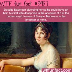 Napoleon’s first wife - WTF fun facts Odd Facts, American History X, What The Fact, History Jokes, History Nerd, Liam Hemsworth, Afro Punk, Historical Facts, Interesting History