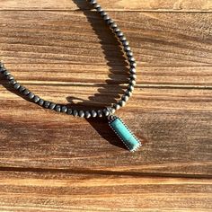 Adjustable Turquoise Bar, Choker, Turquoise, Bar, Birthday, Christmas, Color