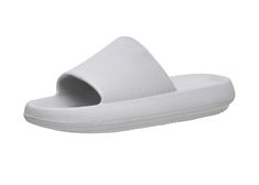 PRICES MAY VARY. Soft and Flexible upper and outsole Water proof soft foam slippers Molded Cushion footbed Non slip outsole slide 1.75 Inch platform slippers sandal Slip into these cute and extremely comfortable squishy slides. These slides are made out of a super soft, flexible, and water proof material. Pillow Slides, Comfy Pillow, Fashion Slides, Comfy Pillows, Comfy Sandals, Grey Pillows, Christmas Vibes, Platform Slippers, Slipper Sandals