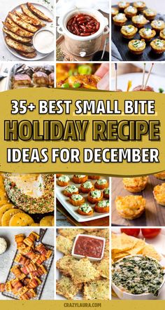 the best small bite holiday recipe ideas for december