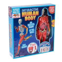 an interactive human body is in the box