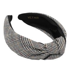 PRICES MAY VARY. 💜 [ TIME SAVER ] Quickly Turn a Bad Hair Day to an Amazing One with YETASI Black Plaid Headband Women 👸🏽 💜 [ MONEY SAVER ] YETASI Gorgeous Black Headbands are Perfect Multipurpose Accessories for Women to Wear at Home, at Work, Zoom Meetings, Special Occasions and Removing Makeup 👸🏽 💜 [ STYLISH UPGRADE ] Not Only does this Black Head band for Women Effortlessly Upgrade Your Look, Plaid Black Headbands for Women Also Add Instant Elegance to Any Outfit. YETASI Black Knotted Black Headbands, Hairbands For Women, Money Clothing, Leopard Print Headband, Plaid Headband, Women Money, Smart Casual Women, Designer Headbands, Chic Headband