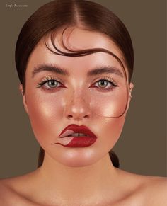 Makeup Concept Shoot, Artistic Makeup Photography, Vogue Editorial Makeup, Editorial Makeup Looks Fashion Photography, Fashion Magazine Makeup, Makeup Campaign Photography, Make Up Photoshoot Ideas, Editorial Hair Photography