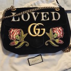 Selling My Gucci Marmont Loved Bag. Only Worn A Few Times. Near Perfect Condition. No Rips/Stains/Odors. Inside Is Clean. I Just Never Wear It Anymore. Comes With Dust Bag. Ask Any Questions. Designer Shoulder Bag With Embroidered Logo, Designer Shoulder Bag For Gift, Gucci Rectangular Bag With Embroidered Logo, Evening Bags With Embroidered Logo, Elegant Bags With Embroidered Logo For Everyday Use, Elegant Shopping Bag With Embroidered Logo, Elegant Shopping Bags With Embroidered Logo, Luxury Embroidered Logo Crossbody Bag, Designer Shopping Bag With Embroidered Logo