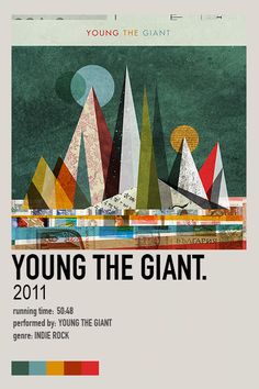 an advertisement for young the giant