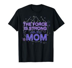 PRICES MAY VARY. Officially Licensed Star Wars Apparel for Women - Men; Force; Space; Jedi; Empire; Rebel; Galactic; Disney+; Disneyland; Disney World; Disney Plus; Birthday; Birthday Gift; Mother's Day; Mom; Family Trip; Family Vacation; Gift For Mom; 19STRW00198A Lightweight, Classic fit, Double-needle sleeve and bottom hem Star Wars Apparel, Star Wars Outfits, The Force Is Strong, T Shirt Image, Star Wars Shirts, Vneck Tshirt Women, The Force, Retro Tshirt, Logo T Shirt