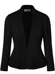 PRICES MAY VARY. CLASSIC DESIGN: Form fitting and stretchy everyday blazers Plus Size Available OCCASIONS: Suitable for both casual and formal wear; A versatile alternative to the thicker formal blazers; Ideal for occasions such as work, business trips, meetings, dinner dates, and hangouts VARIOUS SELECTIONS: Different Colors to Choose From, Pick yours! Versatile casual and office Open-Front blazer jacket featuring Ruched Sleeve, suitable for work or everyday. Designed to be wear even in hotter Office Elegant, Formal Blazer, Casual Tanks, Open Front Blazer, Women Office, Casual Blazer, Casual Work, Work Office, Work Casual