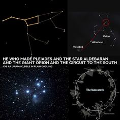 the stars in the night sky are shown with captioning from their respective names