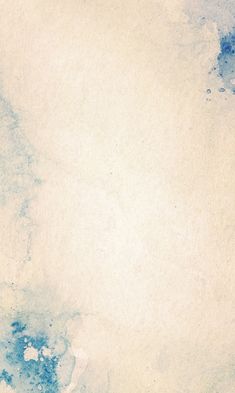 an abstract blue and white background with some watercolor paint on it's edges