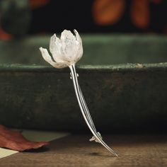 This stunning handmade Tulip Brooch is a real fashion statement, crafted from polished silver to capture the beauty of nature in a modern, sophisticated style. A perfect gift for any occasion, this brooch will bring a touch of luxury and elegance to any look. DETAILS Materials:  Silver Size: 0.47 "*2.01"(1.2cm*5.1cm) Silver  Weight:  5.9g Real Fashion, Cuban Link Chain Necklaces, Hand Necklace, Opal Pendant Necklace, The Beauty Of Nature, Heart Hoop Earrings, Nature Inspired Jewelry, Skull Earrings, Cuban Link Chain