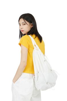 Nylon Drawstring Bucket Bag Crossbody Bag – IFAUN White Nylon Bag For Spring, White Nylon Bags For Spring, Versatile Summer Backpack Shoulder Bag, Versatile Summer Shoulder Bag Backpack, Versatile Summer Shoulder Bag For School, Versatile Summer Shoulder Backpack, Spring White Nylon Bag, Nylon Drawstring Travel Bag, Nylon Drawstring Bag For Travel With Functional Drawstring