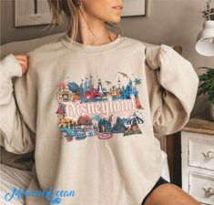 Disneyland Sweatshirt Disney World Hoodie Disney Trip | Etsy