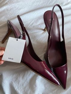 Mango Heels, Heels Classy, Fancy Shoes, Girly Shoes, Shoe Inspo, Aesthetic Shoes, Swag Shoes, Red Heels