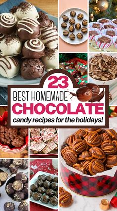 25 best homemade chocolate candy recipes for the holidays