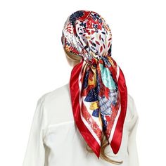 This scarf is suitable for any occasions and seasons, attend a party, family travel, or go to work suitable for you in different occasions to wear. It can be widely used as a headdress, hand band, wrist band, waist band, neckerchief, hijab,beach scarf and even a beautiful accessory tied onto your handbag. Size: L.  Color: Multicolor.  Gender: female.  Age Group: adult. Adjustable Red Summer Headwrap, Adjustable Red Bandana, Summer Party Headscarf One Size, Trendy Summer Party Headscarf, Multicolor Headband For Summer Gift, Multicolor Headband As Summer Gift, Multicolor Summer Headband, Perfect As A Gift, Multicolor Summer Headband As Gift, Trendy One-size Headscarf As Gift