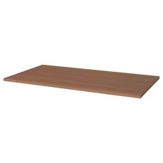 a wooden shelf that is on the wall, with no one in front of it