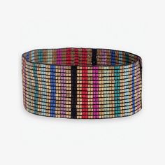 Lightweight, comfortable, grab-and-go accessories are the best. This handmade Luxe stretch bracelet is just that. Bold enough to stand alone, yet versatile enough to wear alongside your everyday watch + go-to stackers, this medium-width bracelet is just what your wrist game has been missing. Style tip: Team member Kim reaches for this multicolor-striped beauty on the regular. As we say around here, there's nothing that a rainbow + gold accessory can't coordinate with. --DETAILS-- 7" seam to seam x 1" W Handmade by skilled artisans in India Hypoallergenic nickel + lead-free brass hardware These accessories are made by human hands. A slight variation in size and color is considered part of the beauty of these one-of-a-kind pieces. To extend the life of your accessories, store them in a dry p Everyday Multicolor Beaded Wrap Bracelet, Adjustable Multicolor Jubilee Cuff Bracelet, Adjustable Jubilee Bracelet Bangle, Adjustable Colorful Beads Stretch Bangle, Adjustable Colorful Bead Bangle Bracelet, Adjustable Colorful Beaded Stretch Bangle, Everyday Stretch Bangle Bracelet With Colorful Beads, Everyday Stretch Bangle With Colorful Beads, Everyday Multicolor Stackable Stretch Bracelet