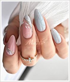 Winter Nails Simple - Amazon.com, everyone's favorite online store. Click to get everything you desire immediately. Classic Nails Elegant 2023, Soft Blue Nails Acrylic Almond, Dressy Nail Designs, Elegant Almond Nails Classy Spring, Almond Shaped Vacation Nails, Black Nail Designs Classy, Nail Art Spring Classy, Almond Nail Designs Spring, Oval Wedding Nails