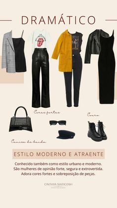 Personal Stylist Dramatic Urban Style, Edgy Elegant Style, Minimal Clothes, Personal Fashion Stylist, Urban Style Outfits, Fashion Vocabulary, Todays Outfit