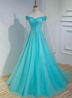 Sweet 16 Dresses Blue, Dress Sweet 16, Baju Kahwin, Long Party Gowns, Sweet 16 Dress, Blue Prom Dress, 16 Dress, Long Evening Dress, Prom Dresses Online