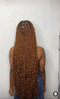 #braidsforblackwomen #twist #haircolor #braids #beautyblog #style Braids For December 2024, Hairstyles For Brown Hair Braids, Twist Braids Hairstyles Brown, Braids For December, Ginger Bohemian Twists, Brown Twists With Curls, Brown And Blonde Island Twist, Auburn Twists Black Women, Honey Brown Island Twist