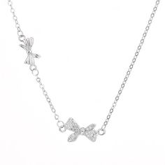 Color: Xl478 Bow Full Diamond Necklace Fashion Element: Bow Style: Japan and South Korea Silver Chain Alloy Necklace, Alloy Costume Jewelry Necklaces For Gifts, Round Alloy Necklace With Silver Chain, Round Silver Chain Necklace In Alloy, Silver Dangle Rhinestone Necklace For Gift, Alloy Clavicle Chain Pendant Necklace, Dainty Silver Alloy Necklace, Silver Alloy Pendant Crystal Necklaces, Alloy Pendant Necklace With Clavicle Chain