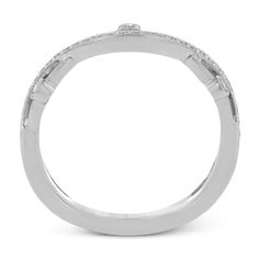 This elegant, slim ring features¬¨¬®‚Äö√Ñ‚Ä†intertwined lines of pave-set and bezel-set diamonds,¬¨¬®‚Äö√Ñ‚Ä†creating a distinctive look perfect for wearing alone or stacking. Total Carat Weight .27 Diamonds Top/Bottom Width 4.7mm x 2.00mm Modern Twist Rings With Single Cut Diamonds, Stackable Diamond Ring With Open Band, Platinum Rings With Pave Setting, Platinum Ring With Pave Setting, Platinum Rings With Pave Setting In Round Band, Modern Twist White Gold Rings With Diamond Accents, Modern Twist Diamond White Rings For Formal Occasions, Modern Twist Diamond Ring For Formal Occasions, Timeless Diamond Ring With Open Band And Diamond Accents