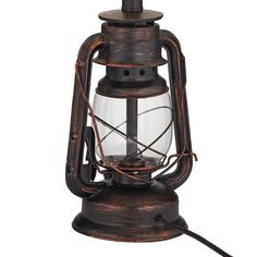 an old fashioned lantern is shown on a white background