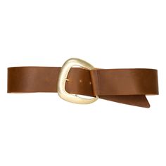 Maxine Belt - Brown Italian Leather Drop Waist Gold Buckle Belt | Streets Ahead Brown Waist Belt, Accessory Inspo, Gold Belts, Waist Chain, Brown Belt, April 2024, Purse Accessories, Brass Buckle, Drop Waist