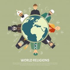 World Religions Poster, Tolerance Illustration, Religion Drawing, Unity Drawing, Religious Tolerance, Good Leadership Skills, Human Relations, Artsy Photos, Caricature Artist