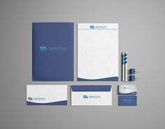 the stationery is neatly organized and ready to be used in any business or company