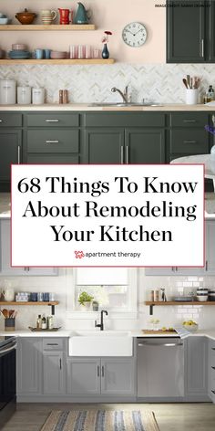 the top things to know about remodeling your kitchen